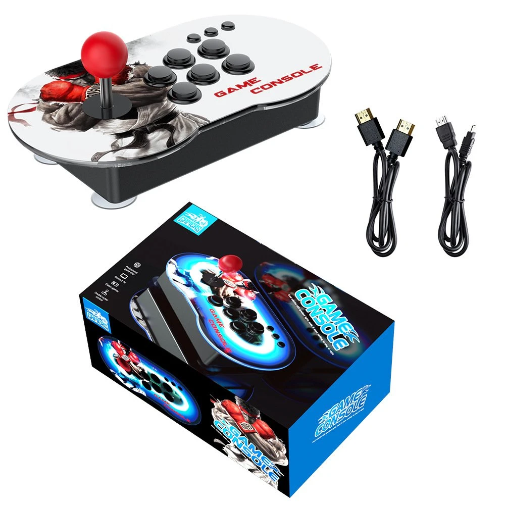 Nuevo suministro de fábrica Retro Mt6 Doble Rocker Arcade Joystick Video Consola de juegos 32GB 64GB 10000 Consolas de juegos