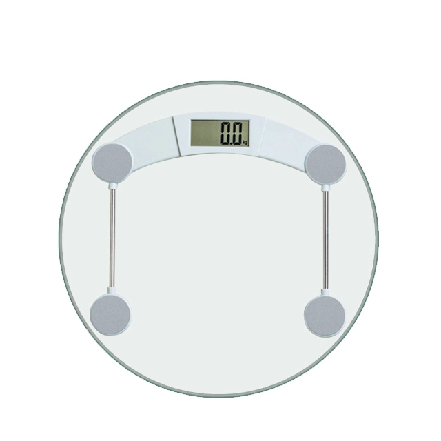 Báscula de baño transparente con la plataforma (HB2617R)