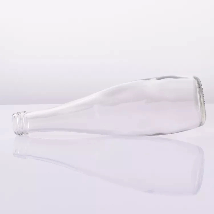 كوب شمعٍ من الزجاج الشهير لخضّاعة المياه المعدنية 330 مل و500 مل من الزجاج قنينة عصير المياه ذات أغطية البراغي