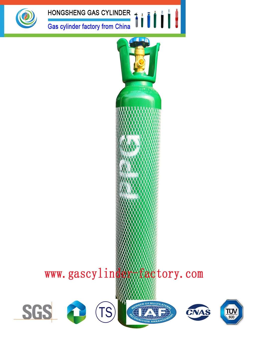 Wholesale/Supplier Hospital Air Cylinder Oxygen Regulator Gas Bottles Mini Large Oxygen Bottles O2 Oxygen Cylinder Oxygen Tank in Stock