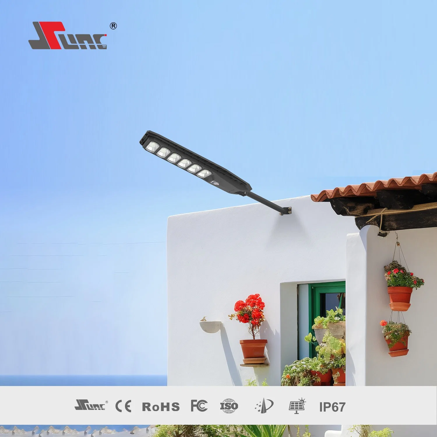 Sunc Hot Sale LED Solar Sensor Wall Light, Solar LED Light Outdoor Motion Sensor for Garden IP65 ABS LED Wall Lamp