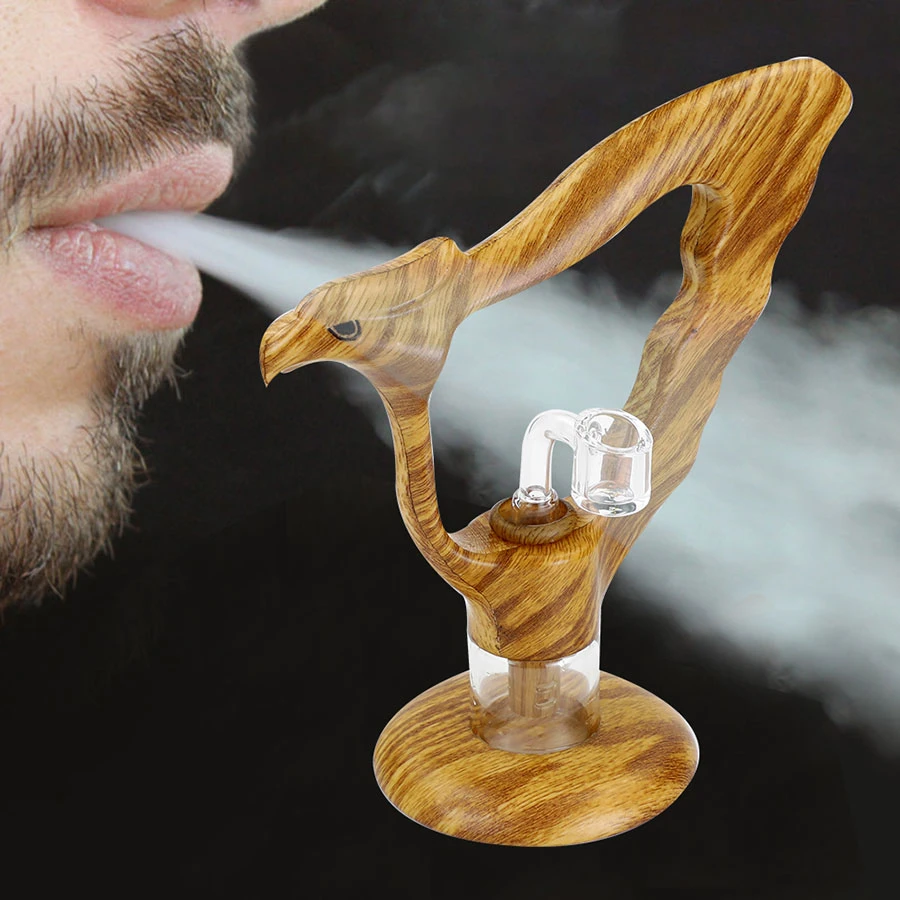 Wooden&Glass Luxury Wholesale/Supplier Tabacco Flavor Eagle Nectar Collector