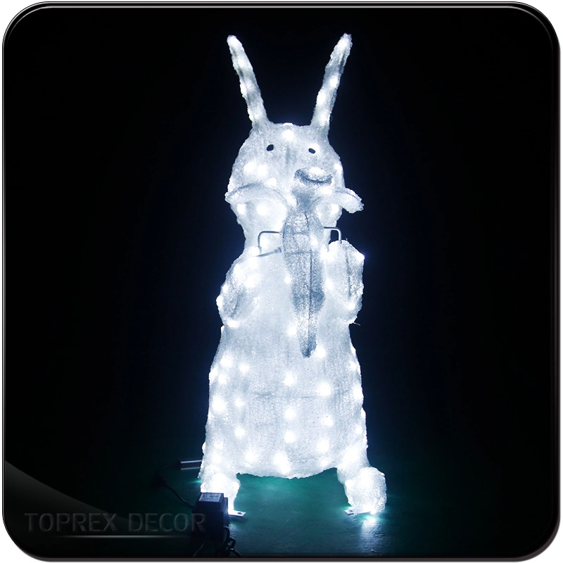 Qualidade de iluminação String exterior personalizáveis Bunny Animação Zoo Animal Luz Pendente para decoração de Páscoa