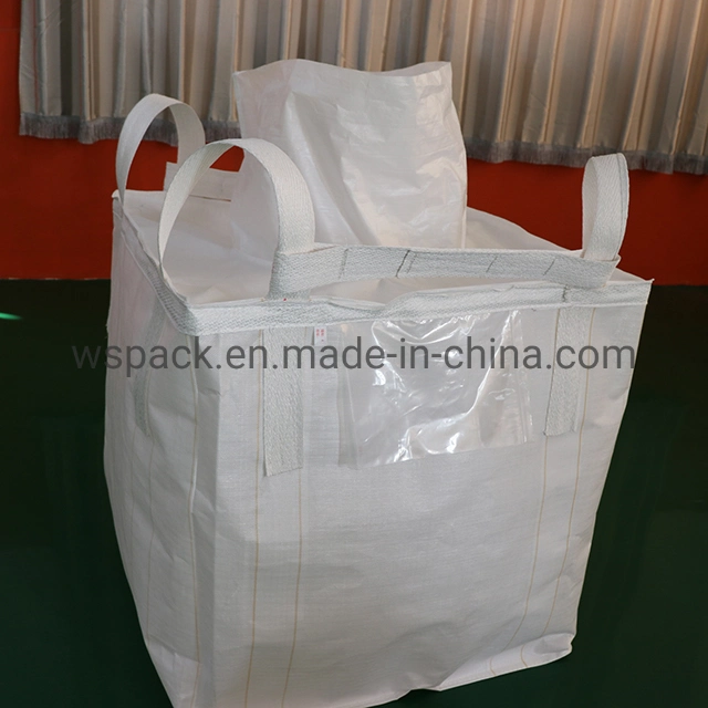 La Chine usine PP 1000kg 1500kg 2000kg FIBC plastique 1 tonne SAC SAC Jumbo en vrac grand sac du déflecteur de la poudre granulaire Q sac pour l'emballage