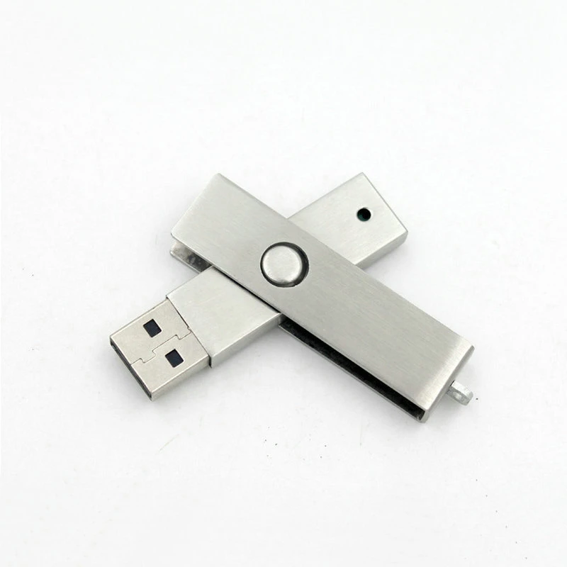 Metal Swivel USB Memory Disk M738 with Fixed Ball Chain