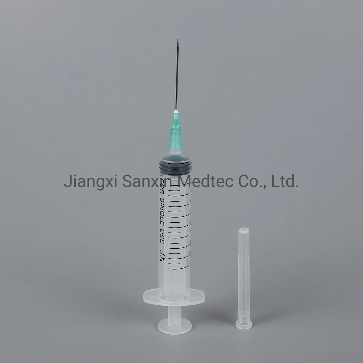 China Manufacturer 3 Parts Medical Luer Lock Syringe with Needle