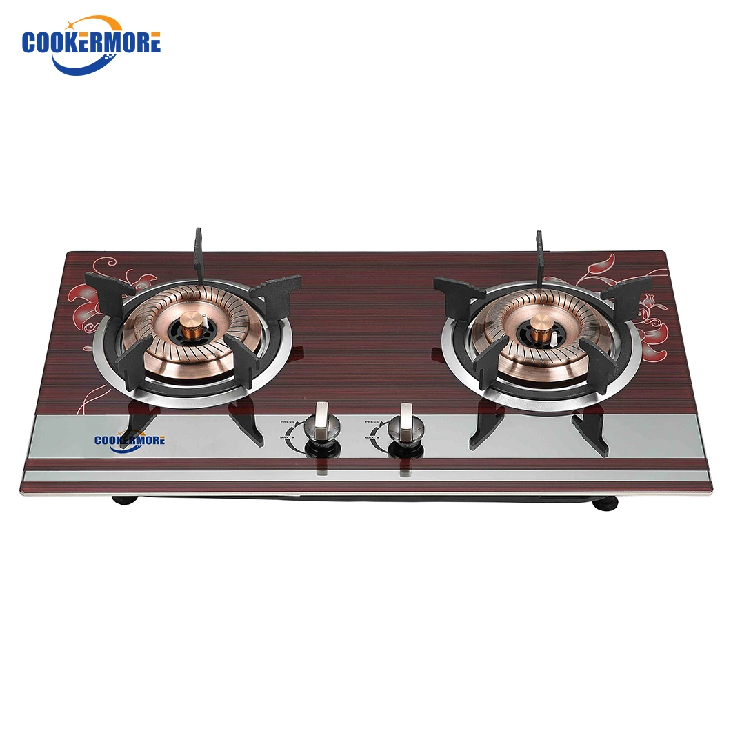 Household Double Burner Built-in Natural Gas Kitchen Cooker Liquefied Petroleum LPG Gas Stove