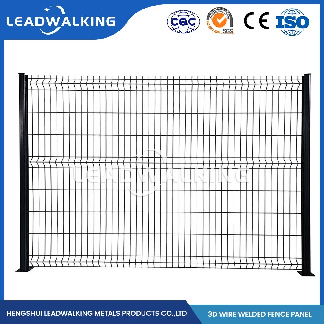 Leadwalking Coated Wire Fence Fabricators High-Quality Best 3D Fence China 5.0m Height 3D Welding Solid Metal Fence Panel