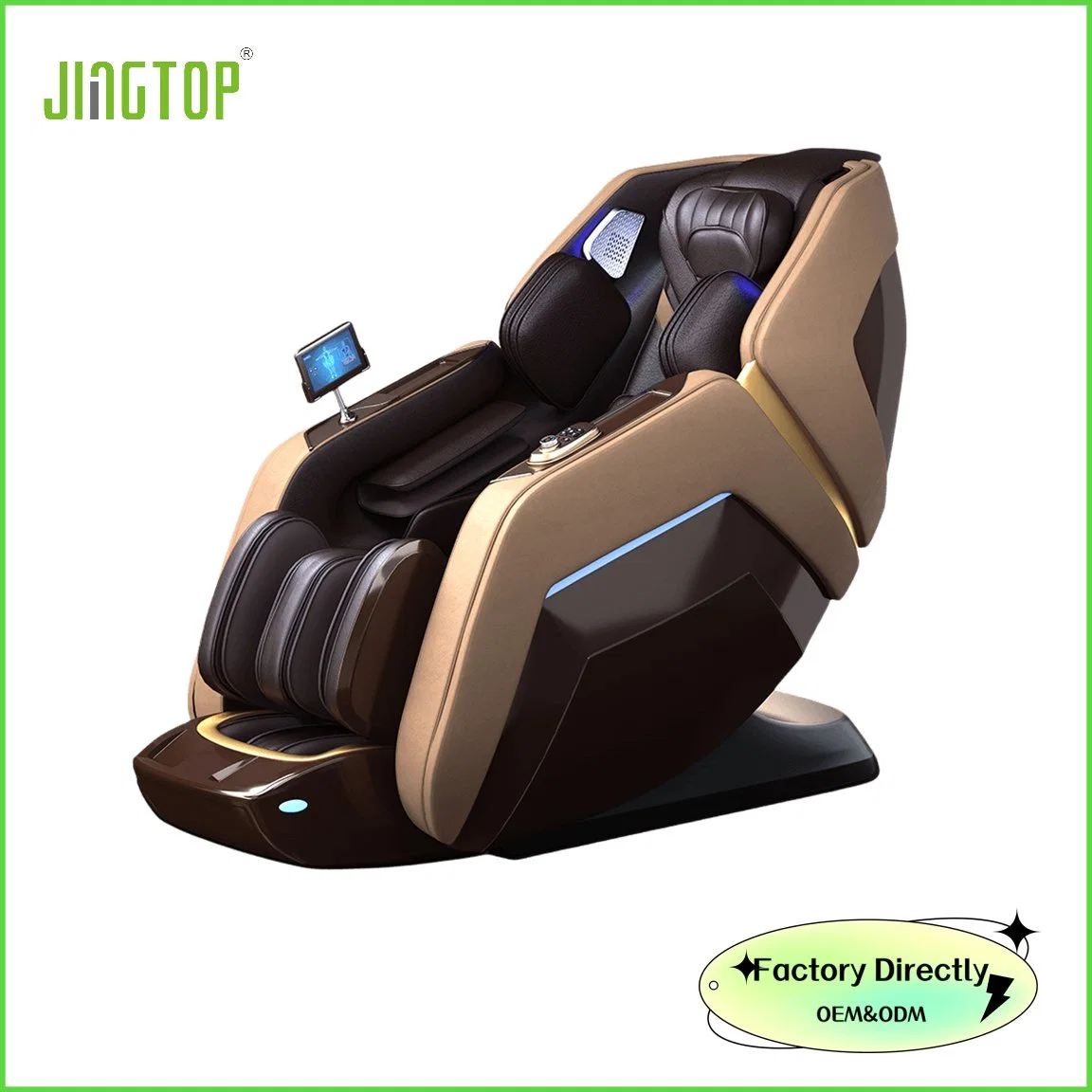 Jingtop Exclusive Agent 3D 4D Customized Full Body Air Pressure Foot SPA Chair Massaging Equipment