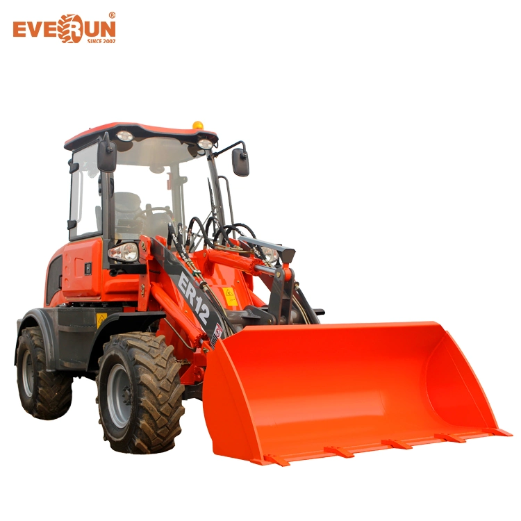 Everun Er12 1200kg 4WD High quality/High cost performance  Small Wheel Loader