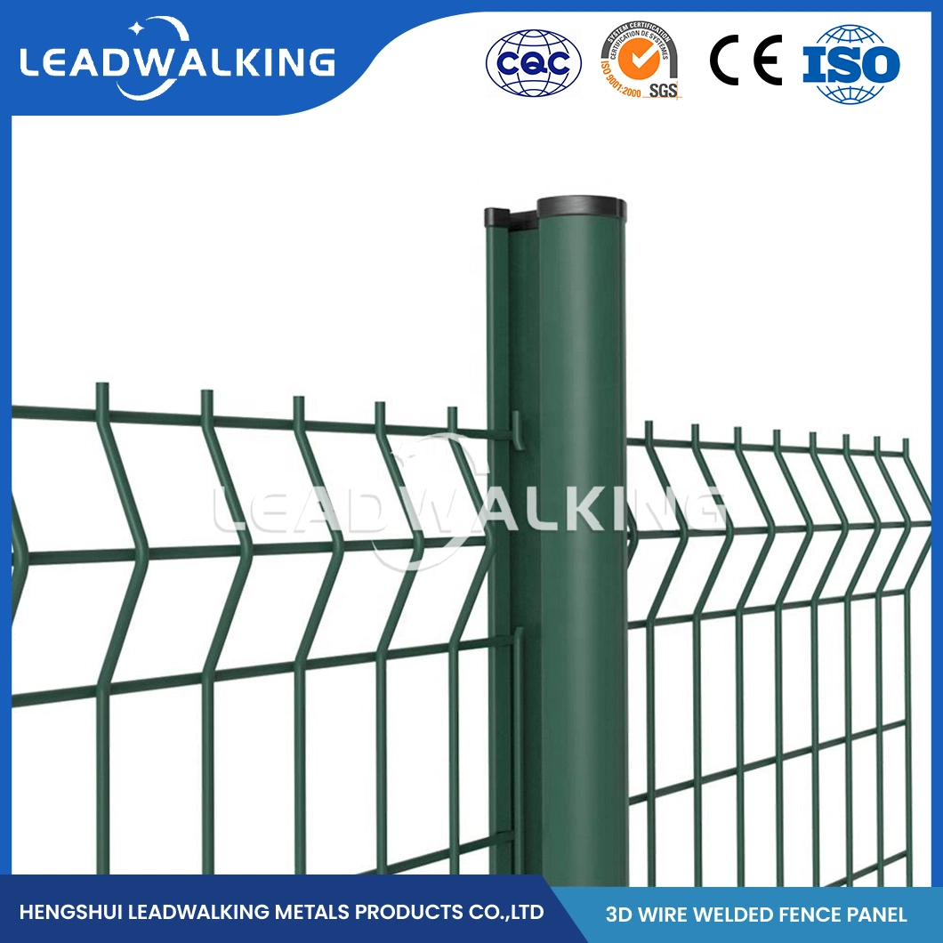 Leadwalking Coated Wire Fence Fabricators High-Quality Best 3D Fence China 5.0m Height 3D Welding Solid Metal Fence Panel