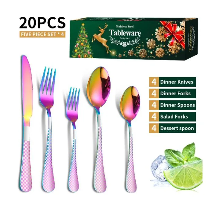 20PCS Tableware Dinner Cutlery Set