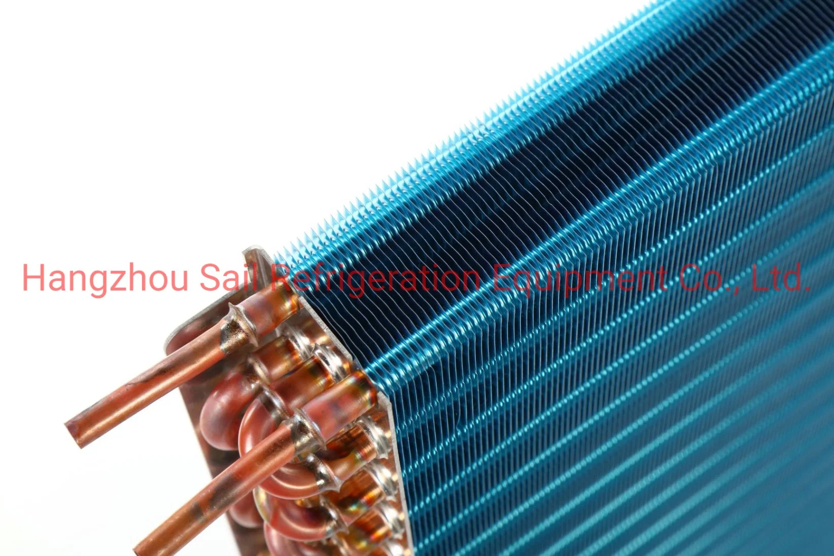 Aluminum End Plate Copper Tube Aluminum Fin Small Condenser Coil for Iran Market