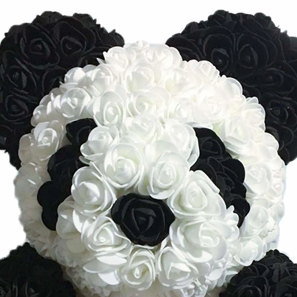 Festival for Children Artificial Flower Forever Rose Flowers China Treasure Foam Rose Panda