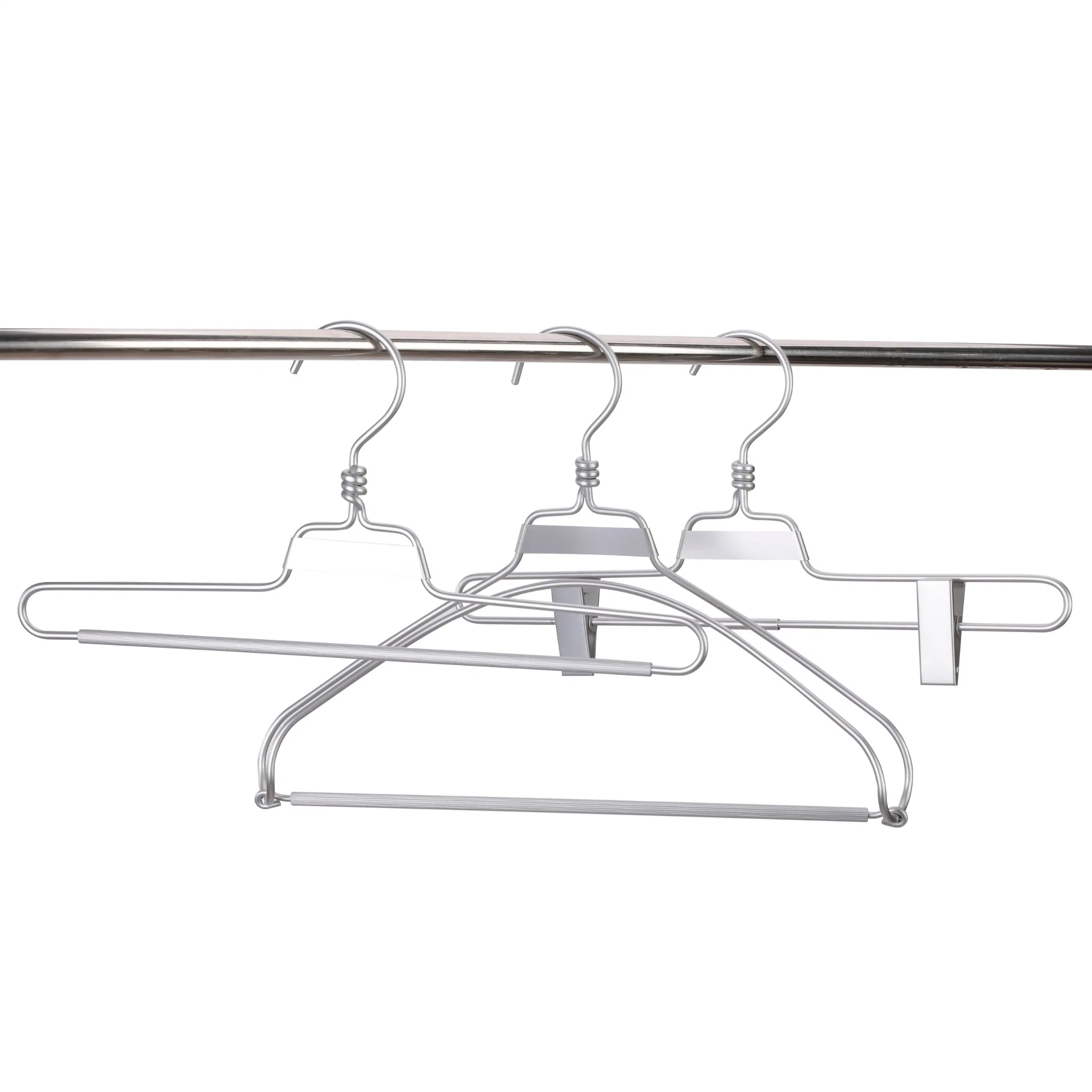 High-End Luxury Aluminium Pant/Shirt Hanger W/Clips.