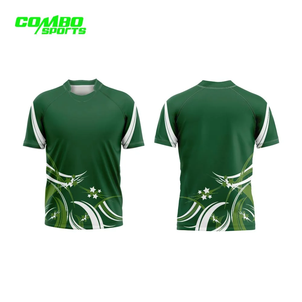 Comercio al por mayor Diseña tu propia camiseta Rugby Rugby sublimación personalizados Jersey Desgaste uniforme de Rugby