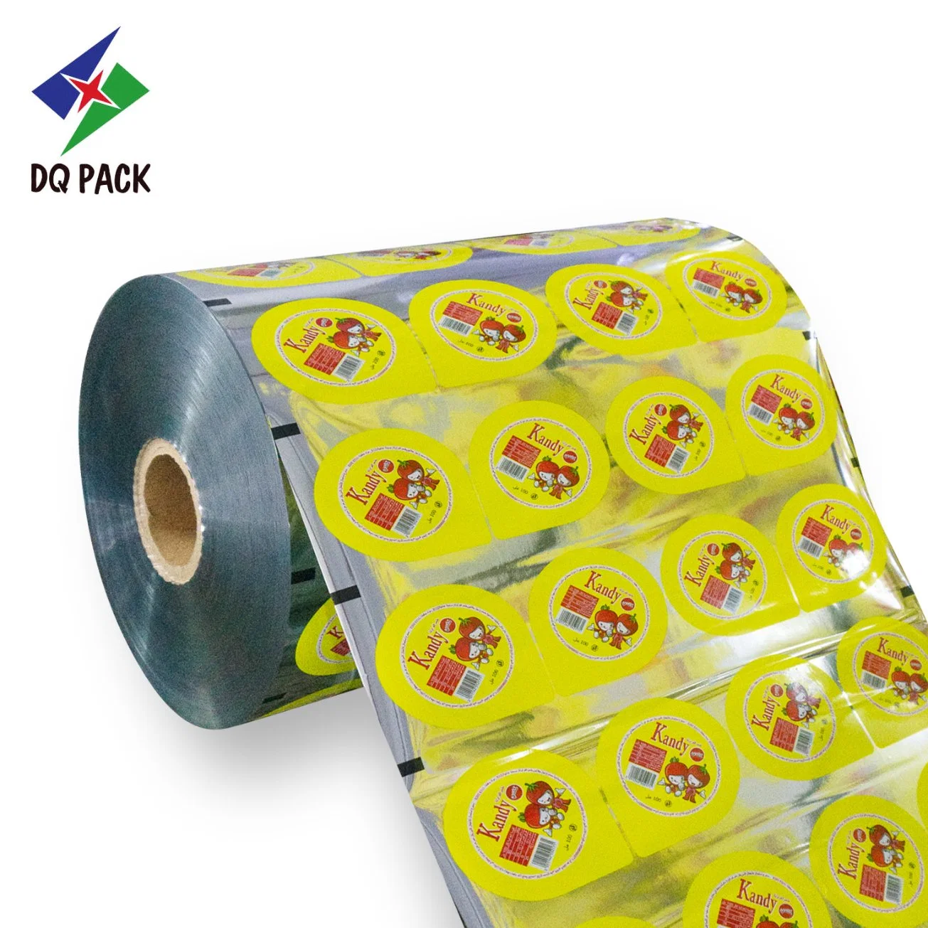 DQ Pack Bulk Großhandel benutzerdefinierte PP-Film Joghurt Cup Versiegelung Folie für Bubble Tea Cup Sealer Roll Film Verpackungsfolie Kunststofffolie