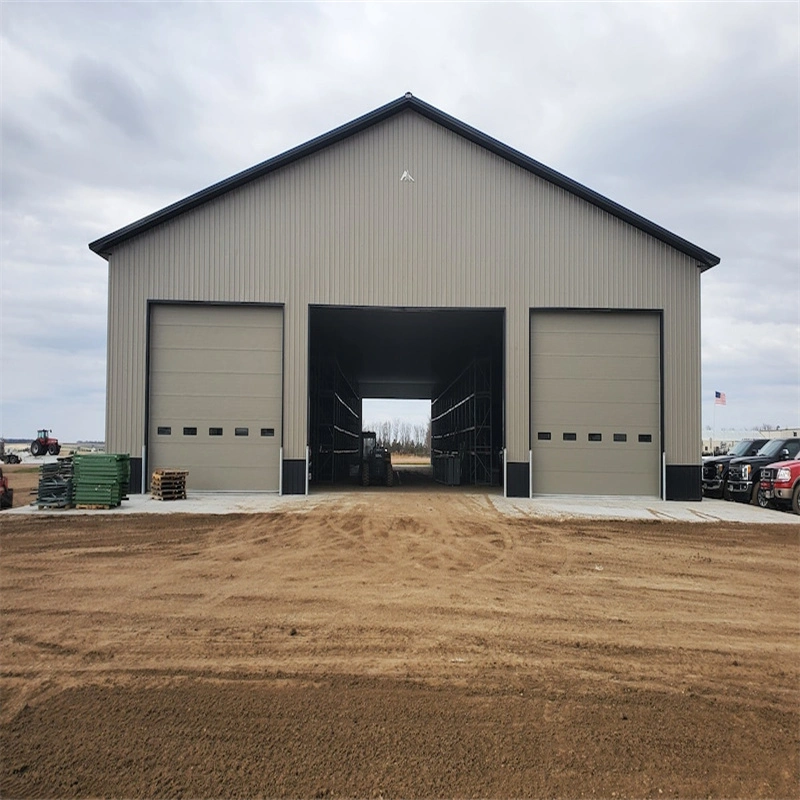 China Low Cost Prefab Metall Stahl Struktur Farm Building Kuh Hühnerschaf Scheune Schuppen zum Verkauf