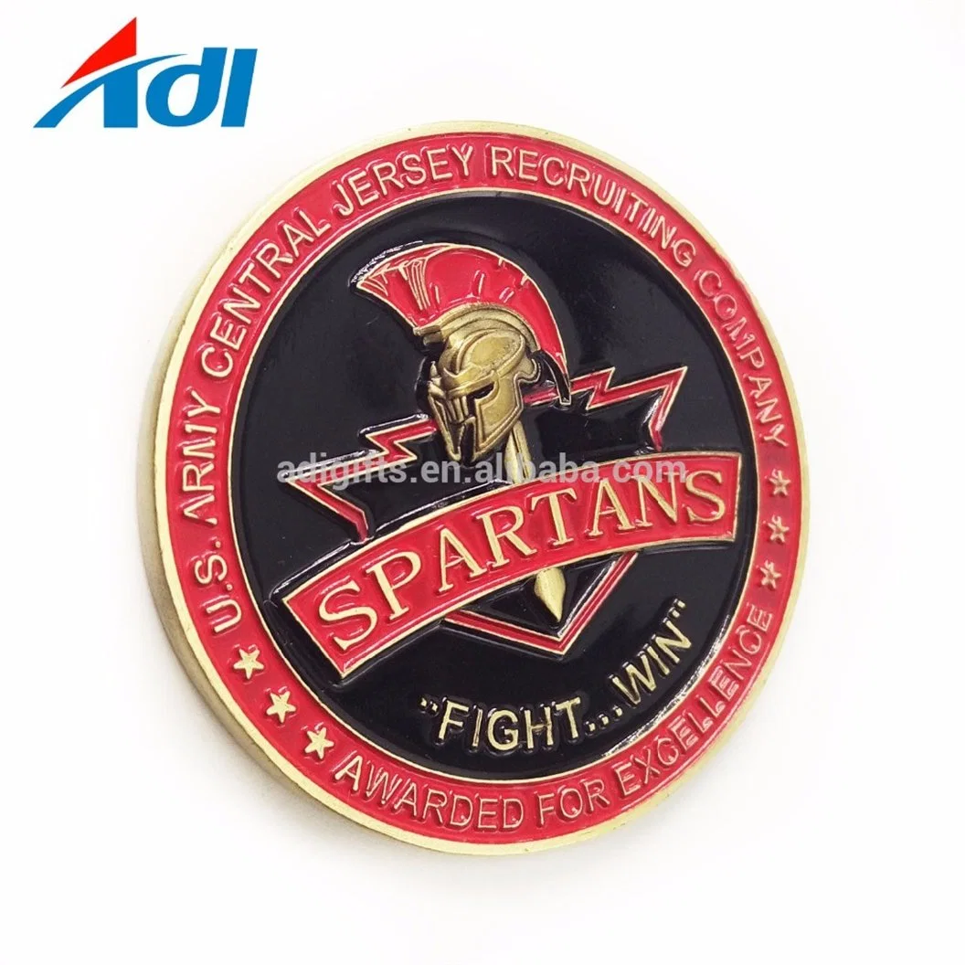 High quality/High cost performance Custom Soft Enamel Engraved Logo Gold Plating Taekwondo Coin