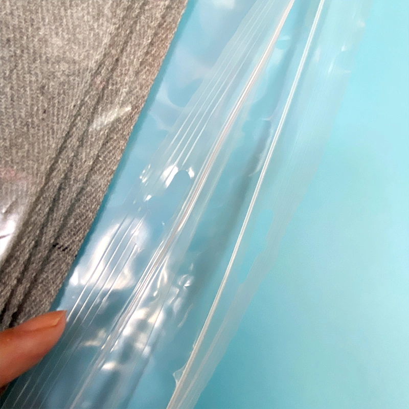 LDPE Transparent Custom PE Plastic Zipper Bag