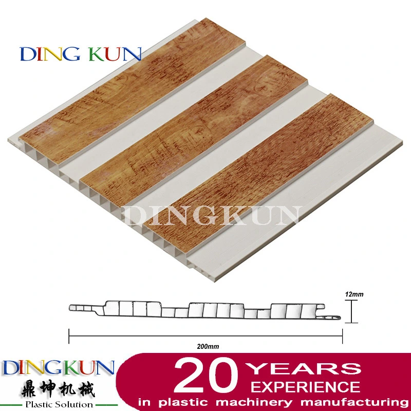 PVC Ceiling Panel / Wall Cladding / Plastic Profile Extrusion Making Machine / Production Line