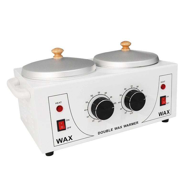 Double Pot Wax Heater 1000ml Professional Hair Removal Waxing Warmer for Salons