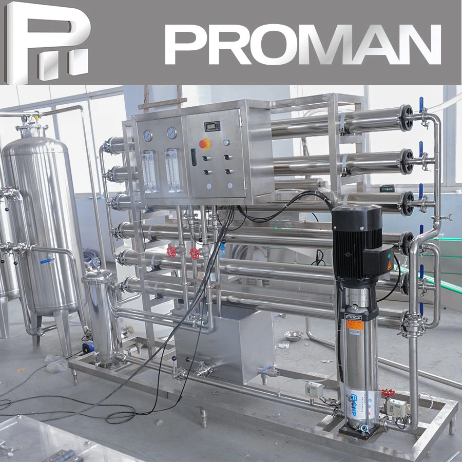 1000L/h de tratamiento de filtración de agua mineral máquina sistema de Ósmosis Inversa RO bebida comercial de la planta de purificación de agua pura con el precio Purificador
