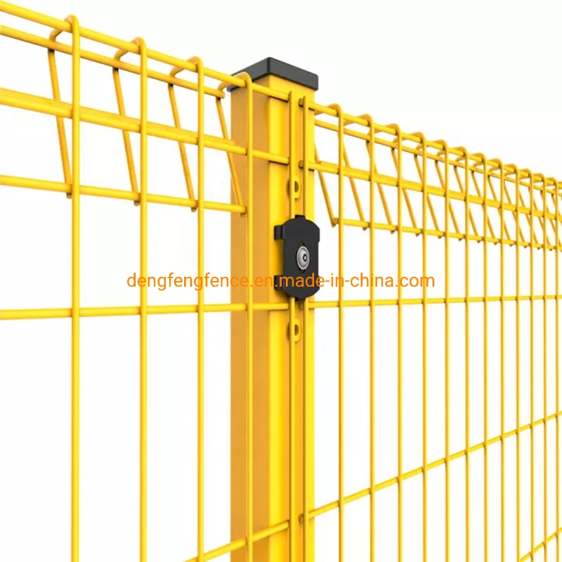 Cable BRC galvanizado caliente cable malla de la cerca de alambre superior Panel de cercado de malla