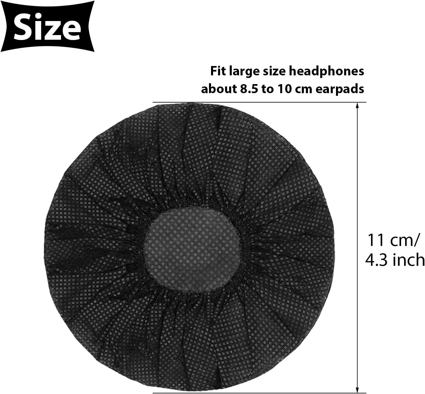 Fundas desechables para auriculares no tejidos