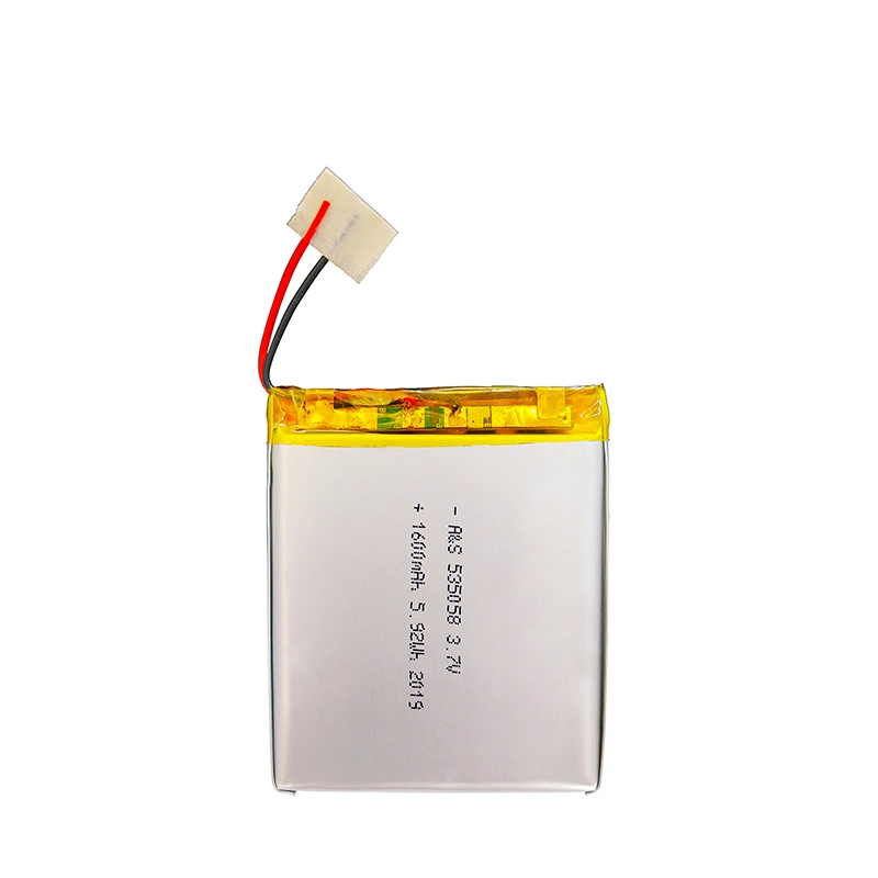 Lithium Battery 535058 Rechargeable Li-Polymer Batteries Soft Cell 3.7V 1600mAh