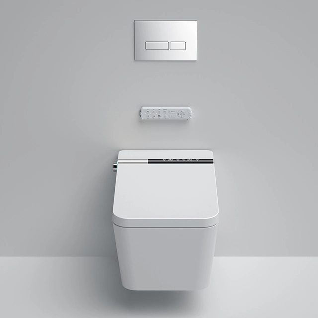 Beautiful Chaozhou Toilet Wc Ceramic Smart Intelligent Wall Hung Toilet