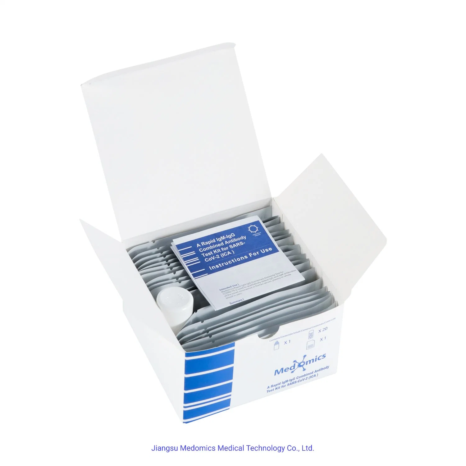 Medomics Rapid Antibody Diagnostic Test Kit for Novel C-O-R-O-N-a Virus Disease