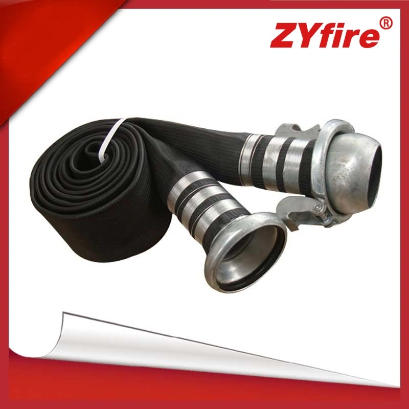 Zyfire NBR Lay Flat Hose with C+E Aluminum Couplings