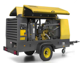 17bar Atlas Copco Diesel Driven Mobile Portable Screw Air Compressors