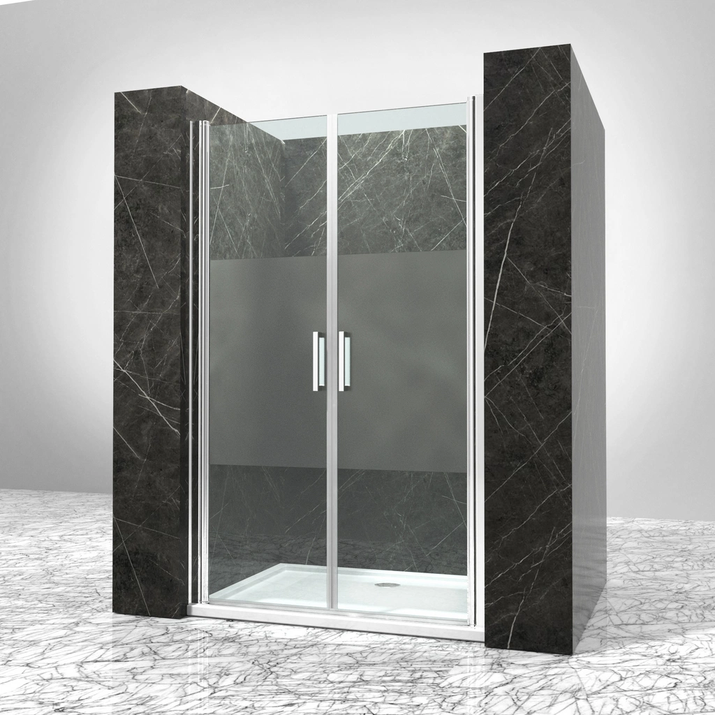 Aluminium Frame Bathroom Tempered Glass Product China