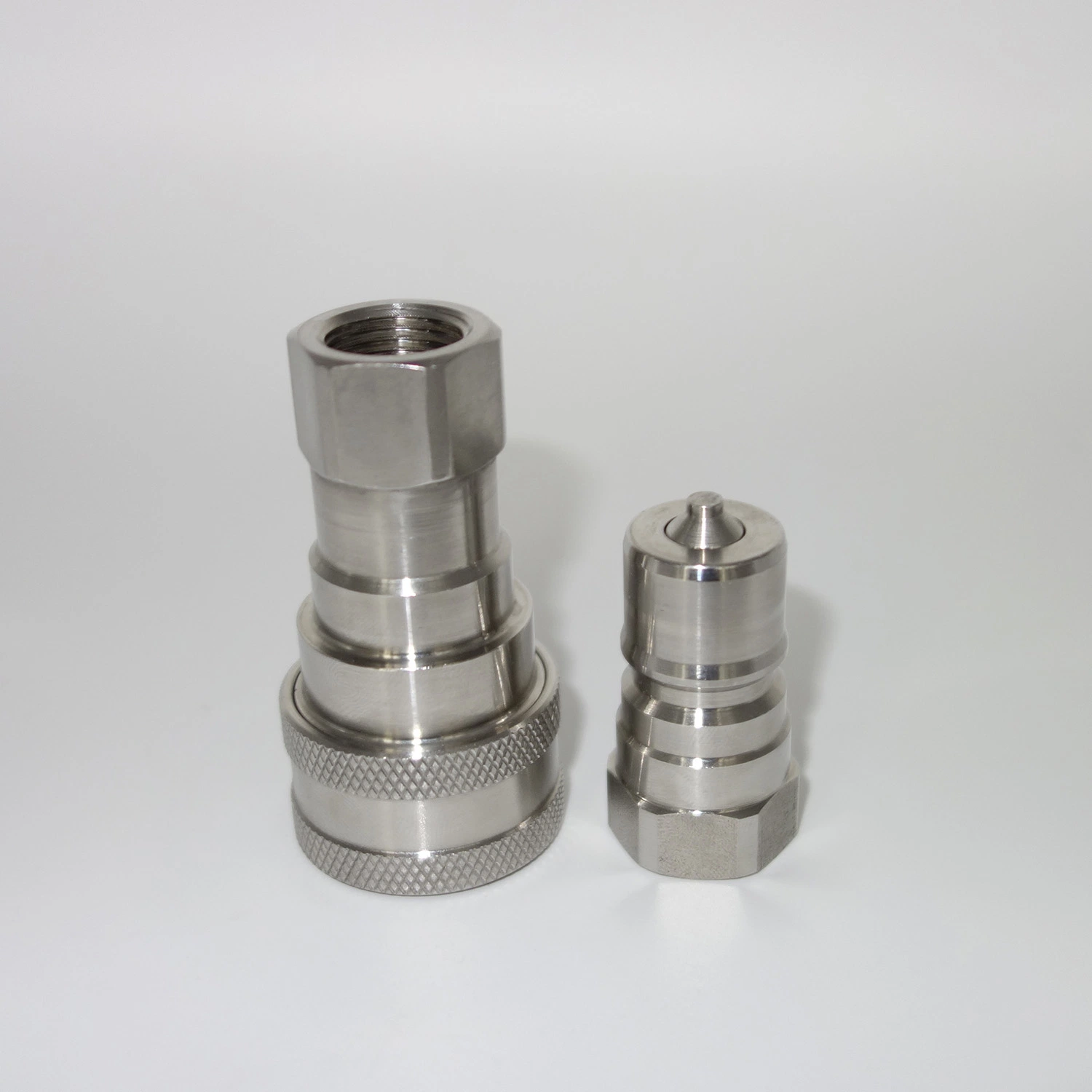 Naiwo Shut-off Quick Connector Coupling Manufacture Stainless Quick Coupler ISO-B 3/8 Inch