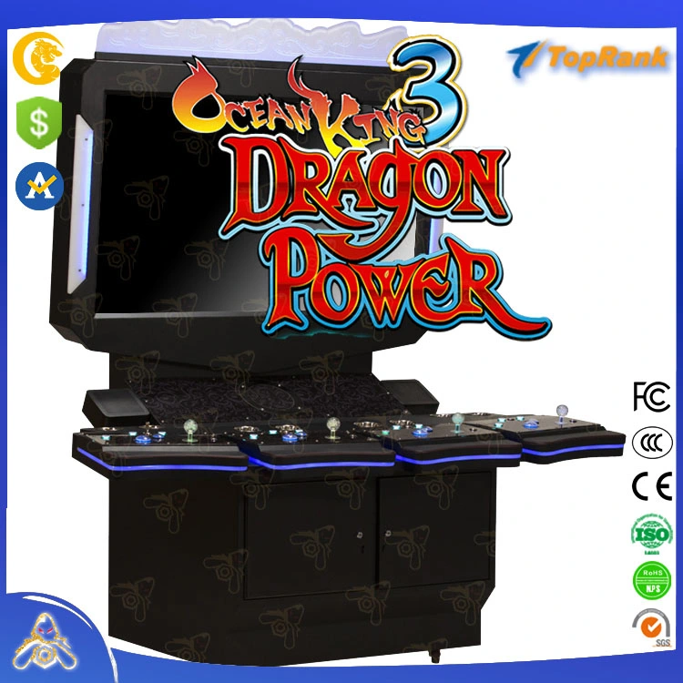 Win Money Upright Fish Game Machine USA Ocean King Fishing Table Dragon Power