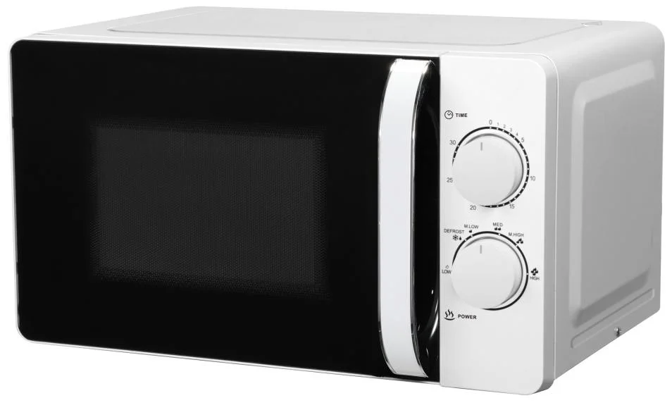 Jewin Mechanical Microwave Countertop 20L 700W Popcorn Pasta Cooker with Glass Turntable