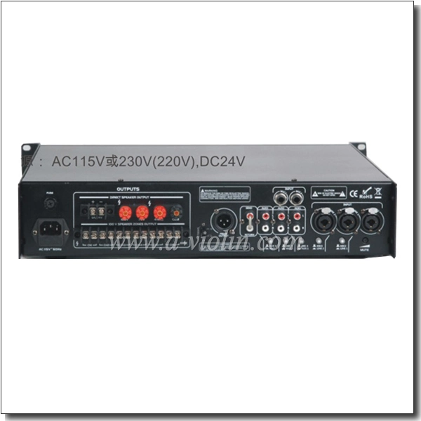 Priority Mircrophone Public Address Power PA Amplifier with Limitr (APMP-0218D)