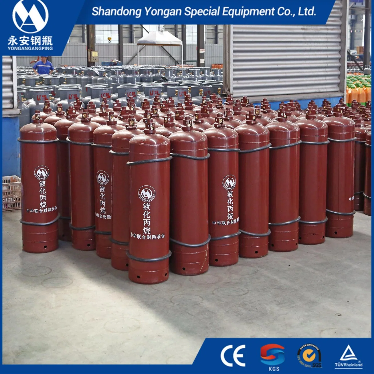 Good Service Camping Use Brand Ya Hot Sale LPG Cylinder 12.5kg