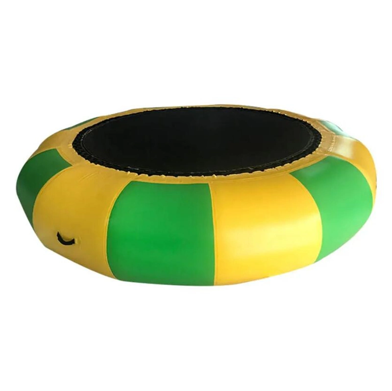 Water Jump Bouncer Platform Floating Jumping Bed Inflatable Water Park Pool Toys