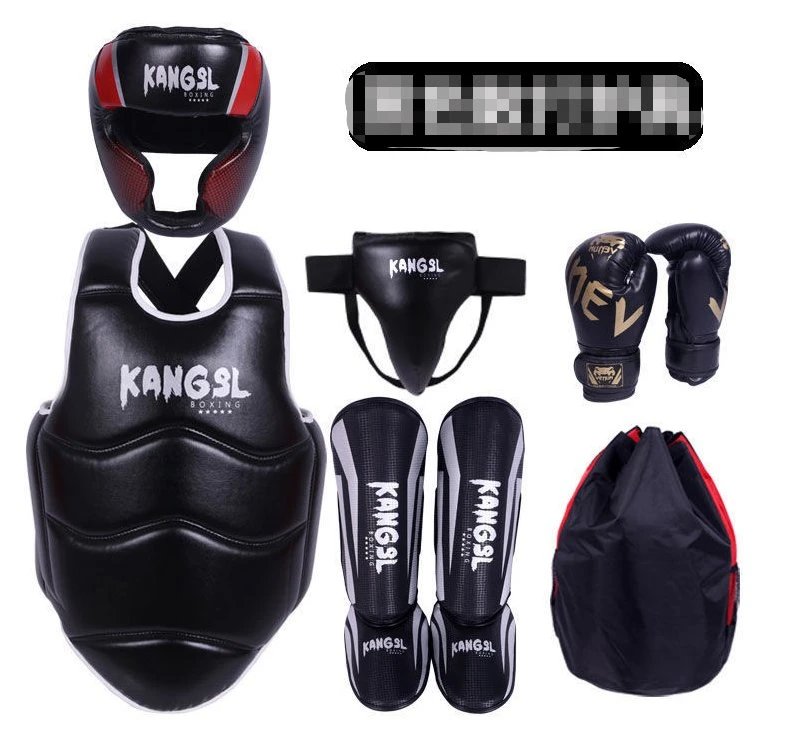 Boxing Body Protector Reversible, Kickboxing MMA Muay Thai Chest Guard, Sparring Training Adjustable Shield, Martial Arts Upper Belly Protection