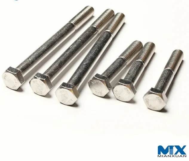 Stainless Steel Hex Bolts Partial Thread