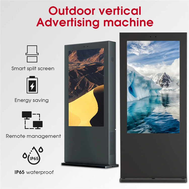 New Technology Multi Outdoor Double Screen TV 4K LCD LED Wall Advertising Display