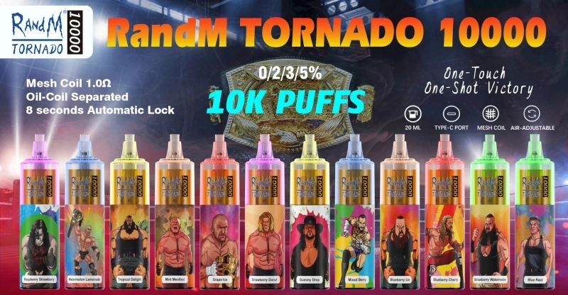 Fumot Randm Tornado 10000 Plus 10000puffs Disposable/Chargeable Vape Pen