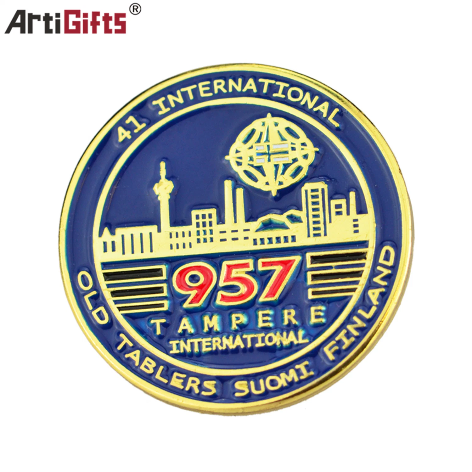 Enamel Souvenir with Custom Metal Lapel Pin Badges