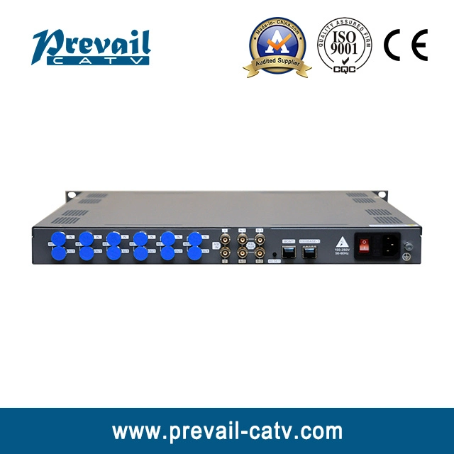 China CATV Digital Head-End Multi-Functional 8 in 1 Ts Receiver