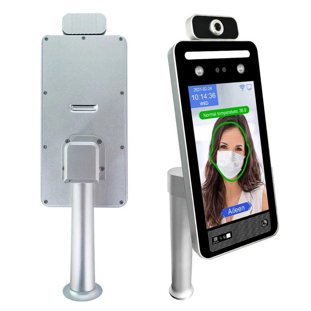 Código de Salud de la UE la medición de temperatura el escáner de reconocimiento facial de Control de acceso