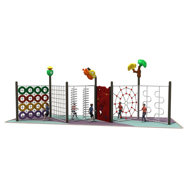 Cheap Price Amusement Park Playground Outdoor Plastic Climbing Panels Wall for Children