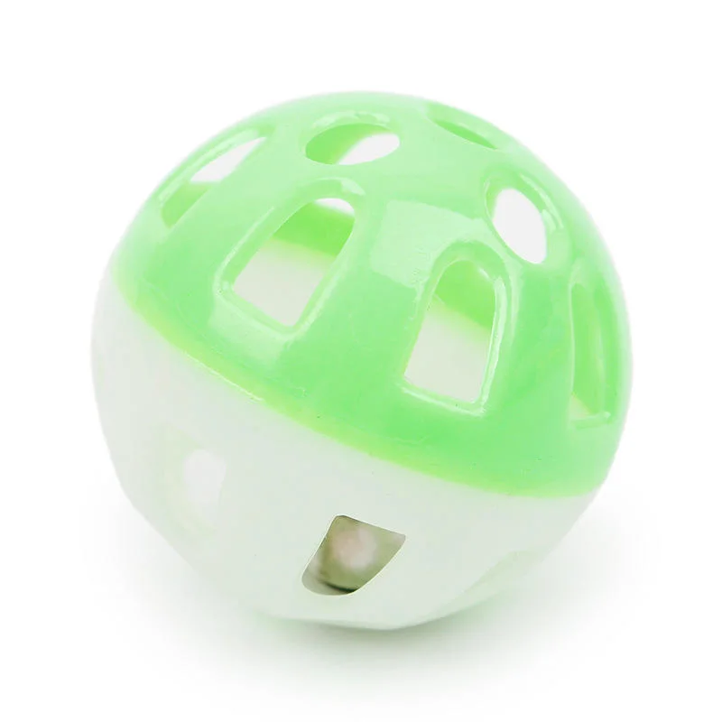 Cat Toy Ball Color Plastic Two-Color Ball